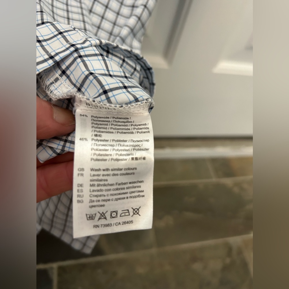 Helly Hanson Short Sleeve Button Down. Large. Lik… - image 3